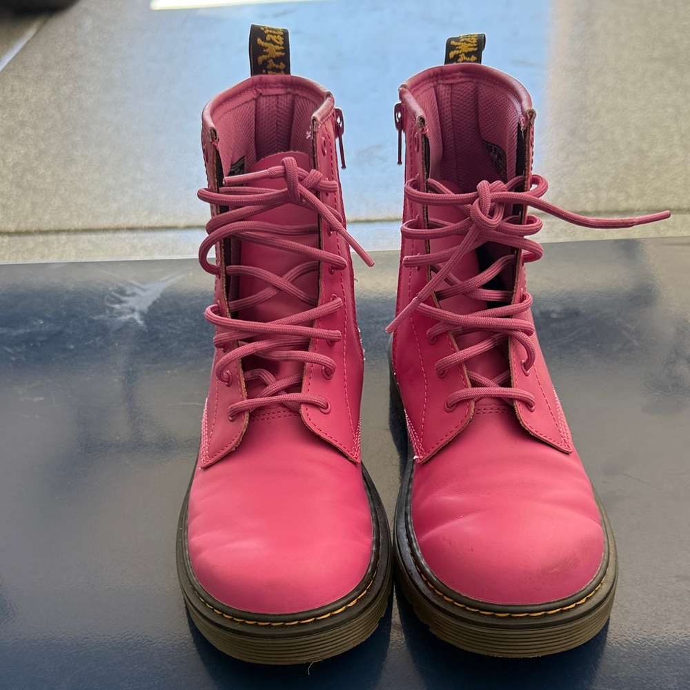 Dr. Martens Bold Pink Combat Boots